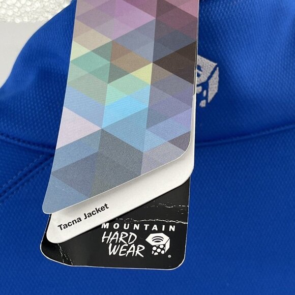 Mountain Hardwear Jacket Men's XXL Fleece Lined Full Zip Blue Tacna NWT BRANDED - Picture 7 of 15